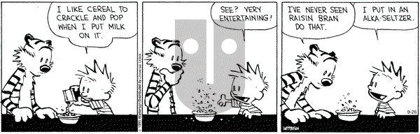 Calvin and Hobbes on Saturday September 26, 2015 Comic Strip