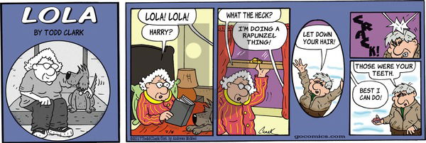 Lola on Sunday February 5, 2017 Comic Strip