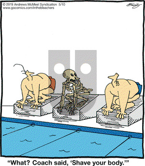 In the Bleachers on Friday May 10, 2019 Comic Strip