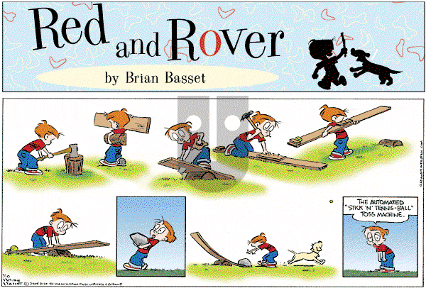 Red and Rover on Sunday July 10, 2005 Comic Strip