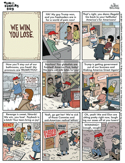Tom the Dancing Bug on Monday November 25, 2024 Comic Strip