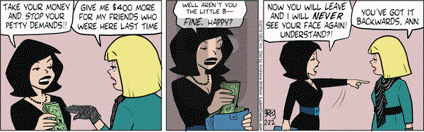 Luann on Thursday February 22, 2018 Comic Strip