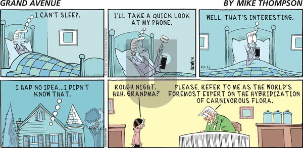 Grand Avenue on Sunday October 12, 2025 Comic Strip