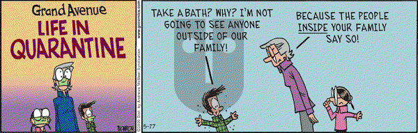 Grand Avenue on Wednesday May 27, 2020 Comic Strip