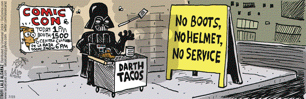La Cucaracha on Saturday July 23, 2011 Comic Strip