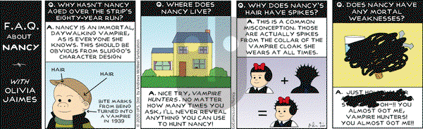 Nancy on Wednesday April 1, 2020 Comic Strip