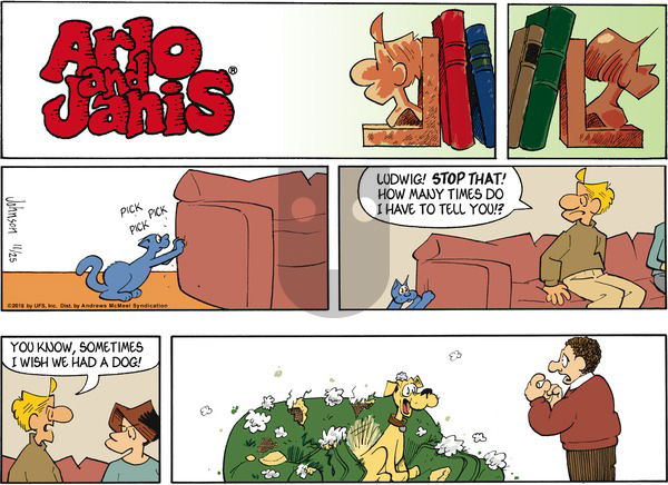Arlo and Janis on Sunday November 25, 2018 Comic Strip