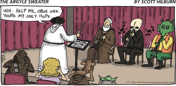 The Argyle Sweater on Sunday May 17, 2015 Comic Strip