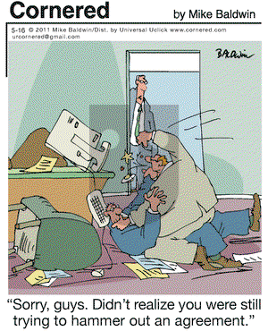 Cornered on Monday May 16, 2011 Comic Strip