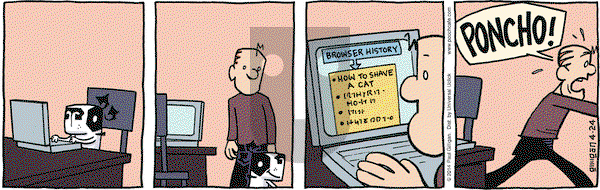 Pooch Cafe on Thursday April 24, 2014 Comic Strip