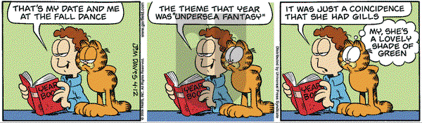 Garfield - Wednesday April 12, 2006 Comic Strip
