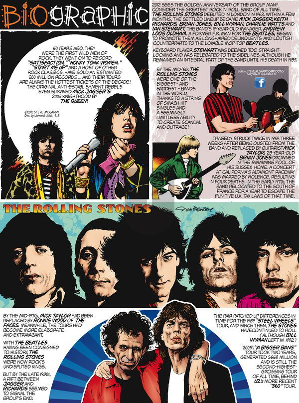 Biographic on Sunday June 3, 2012 Comic Strip