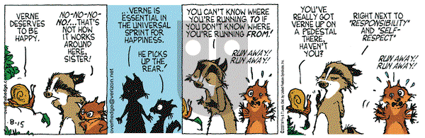 Over the Hedge on Thursday August 16, 2007 Comic Strip
