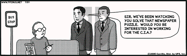 F Minus on Friday July 21, 2006 Comic Strip