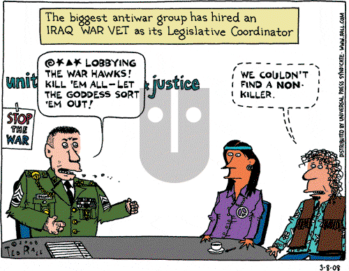 Ted Rall on Saturday March 8, 2008 Comic Strip