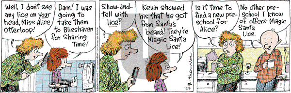 Cul de Sac on Monday December 9, 2013 Comic Strip