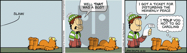 Garfield on Tuesday December 22, 2015 Comic Strip