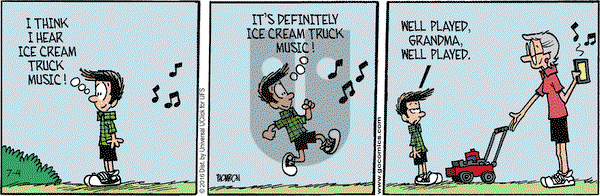 Grand Avenue on Monday July 4, 2016 Comic Strip