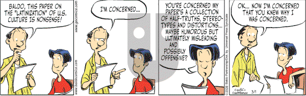 Baldo on Saturday March 1, 2008 Comic Strip
