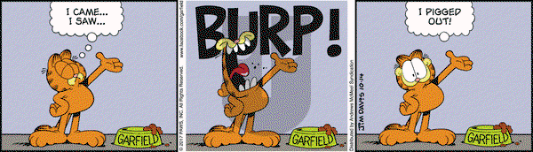 Garfield on Saturday October 14, 2017 Comic Strip