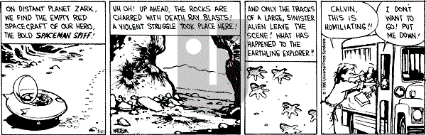Calvin and Hobbes - Monday May 21, 1990 Comic Strip