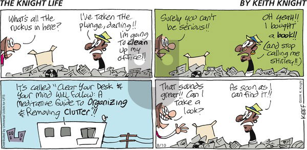 The Knight Life on Sunday August 10, 2014 Comic Strip