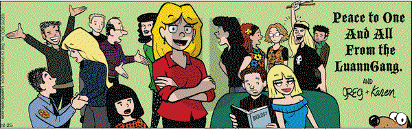 Luann on Friday December 25, 2015 Comic Strip