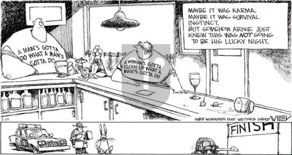Non Sequitur on Sunday February 14, 1993 Comic Strip