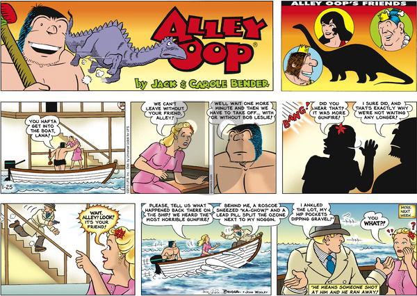 Alley Oop on Sunday January 25, 2015 Comic Strip