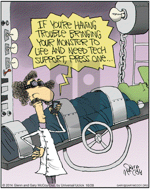 The Flying McCoys on Tuesday October 28, 2014 Comic Strip