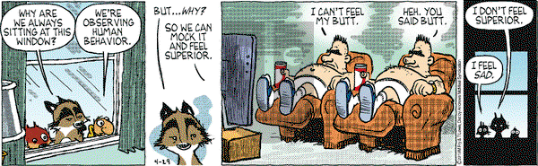 Over the Hedge on Monday April 29, 2019 Comic Strip