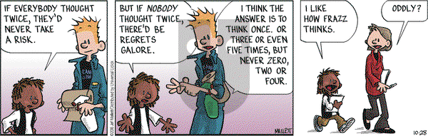 Frazz on Friday October 28, 2016 Comic Strip