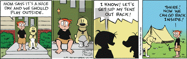 Red and Rover - Saturday July 25, 2015 Comic Strip