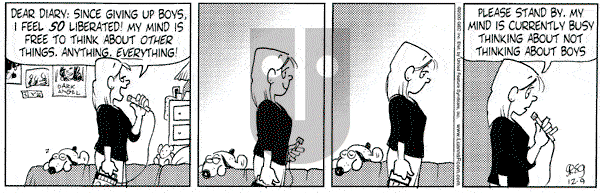 Luann on Saturday December 9, 2000 Comic Strip