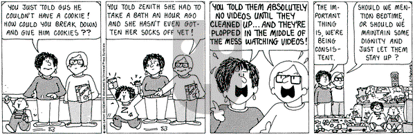 Cathy Classics on Friday October 27, 1995 Comic Strip