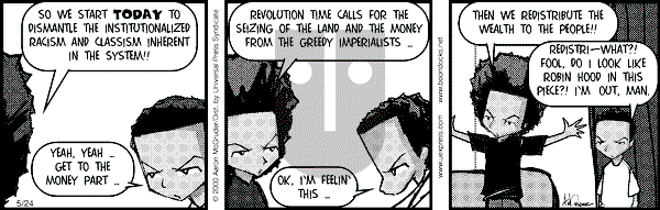 The Boondocks on Wednesday December 26, 2007 Comic Strip