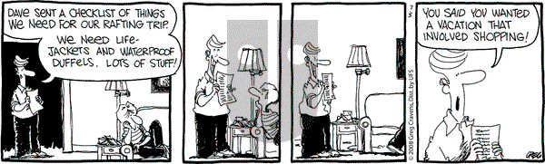 The Buckets on Saturday July 5, 2008 Comic Strip