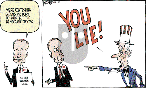 Robert Ariail on Tuesday January 5, 2021 Comic Strip