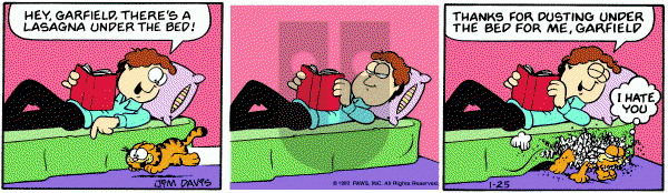 Garfield on Tuesday January 25, 1983 Comic Strip