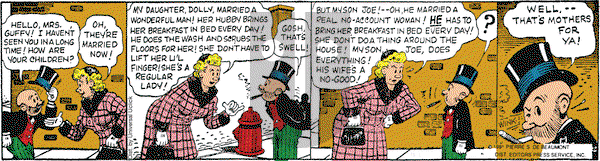 Mutt & Jeff - Wednesday November 30, 2016 Comic Strip