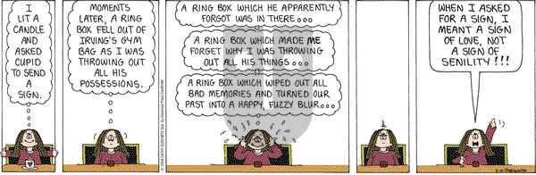 Cathy Classics on Tuesday February 10, 2004 Comic Strip