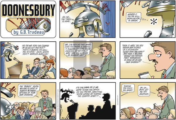 Doonesbury on Sunday August 6, 2006 Comic Strip
