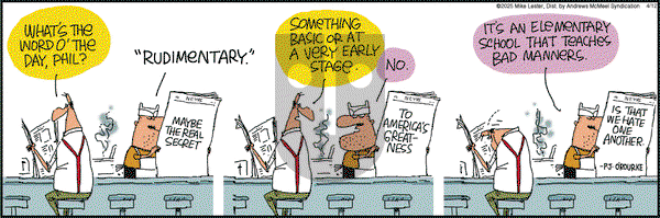 Mike du Jour on Saturday April 12, 2025 Comic Strip