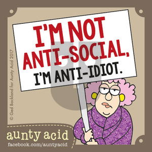 Aunty Acid on Wednesday December 6, 2017 Comic Strip