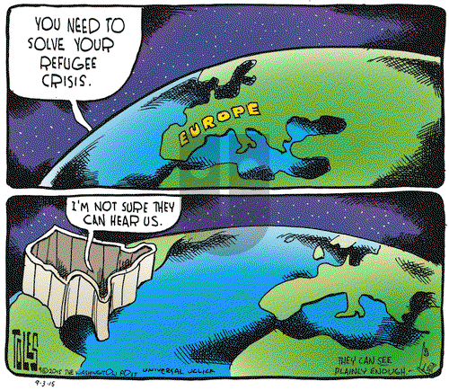 Tom Toles on Thursday September 3, 2015 Comic Strip