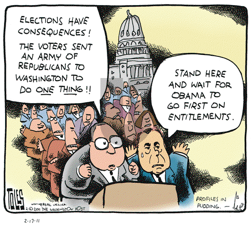 Tom Toles on Thursday February 17, 2011 Comic Strip