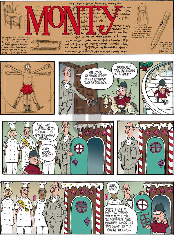 Monty on Sunday December 22, 2019 Comic Strip