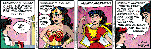 Nancy on Wednesday October 30, 2013 Comic Strip