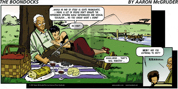 The Boondocks on Sunday March 29, 2009 Comic Strip