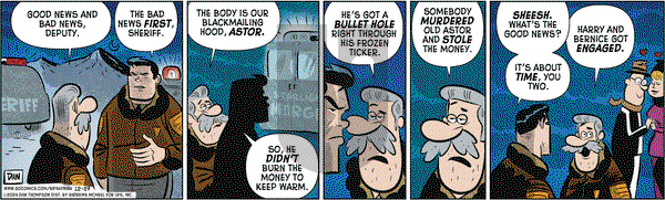 Rip Haywire on Friday December 27, 2024 Comic Strip